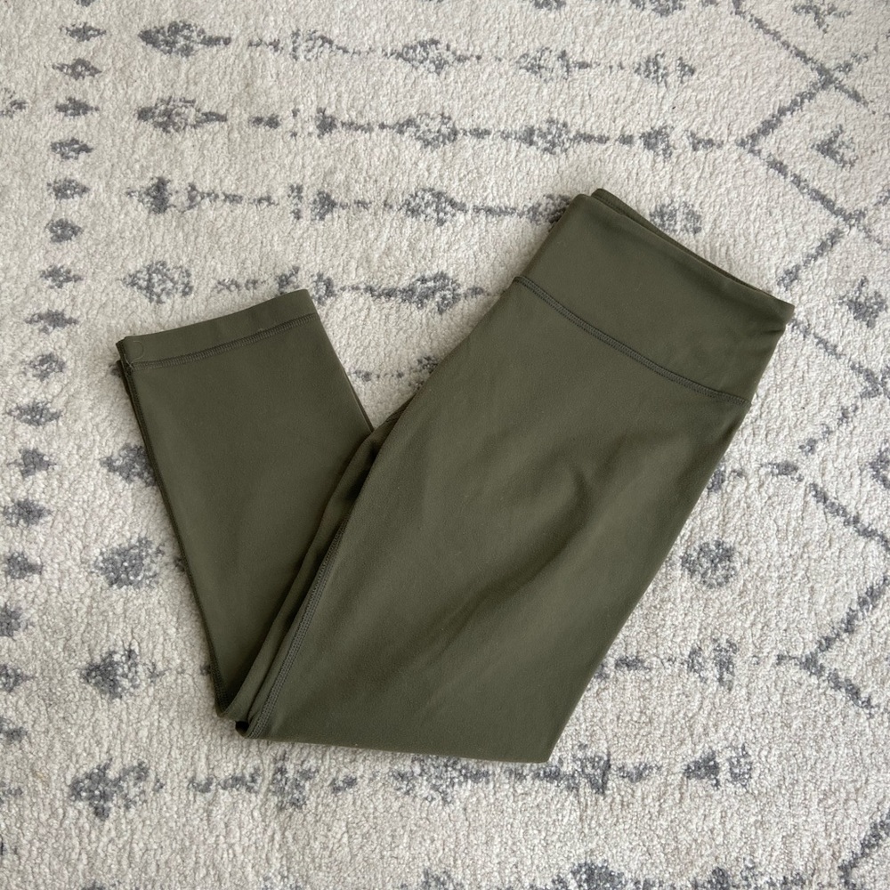 Lululemon wunder under crop legging